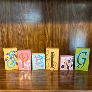 🐰2/$15, 3/$18🐰Spring blocks